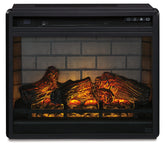 Warmstead Furniture - Ashley Furniture - Entertainment Accessories Electric Infrared Fireplace Insert - Electric Infrared Fireplace Insert / Black - W100-101